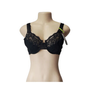 Maidenform women's black lace bra size 38B
